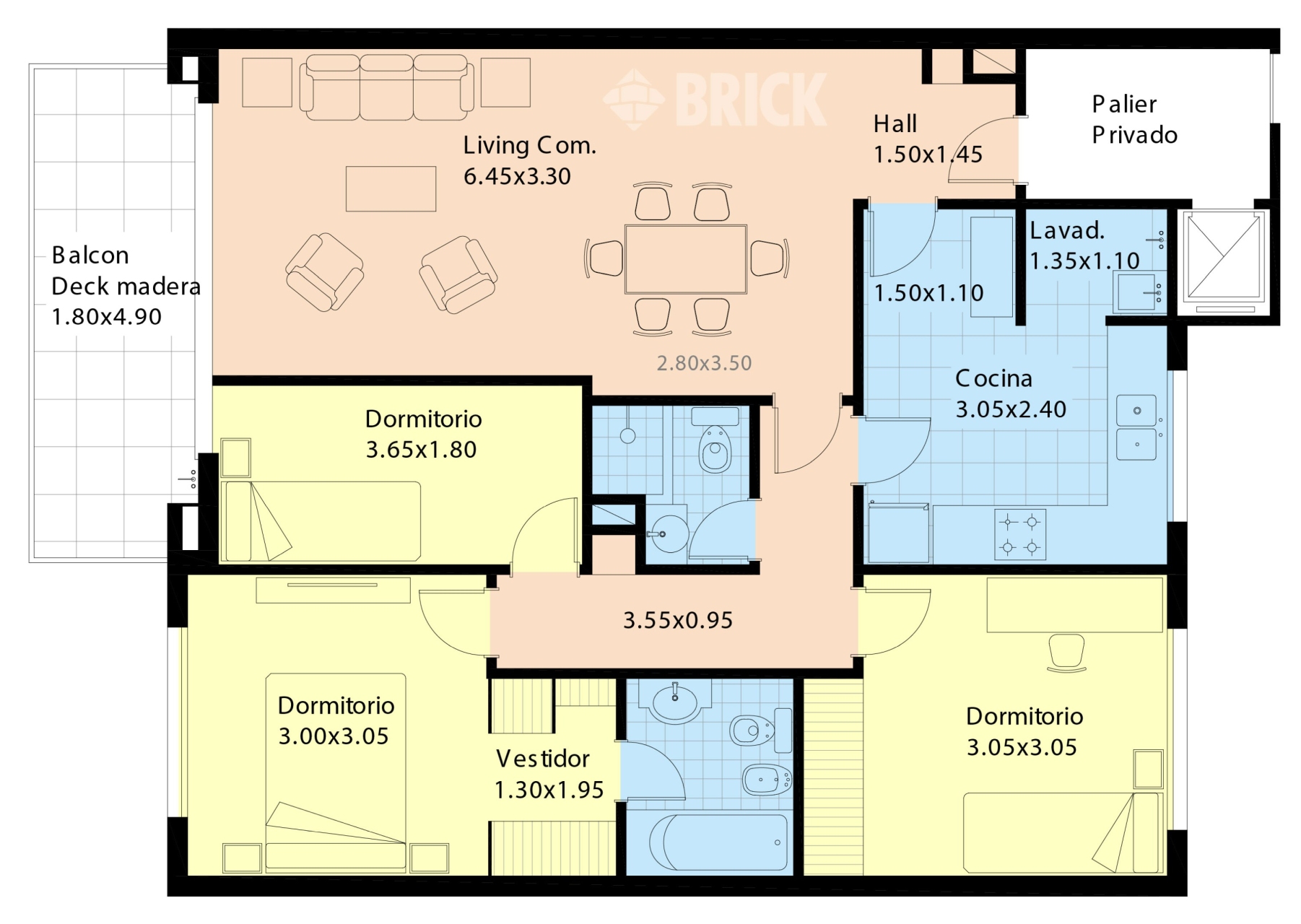 OLAZABAL al 3000 Piso 1 2