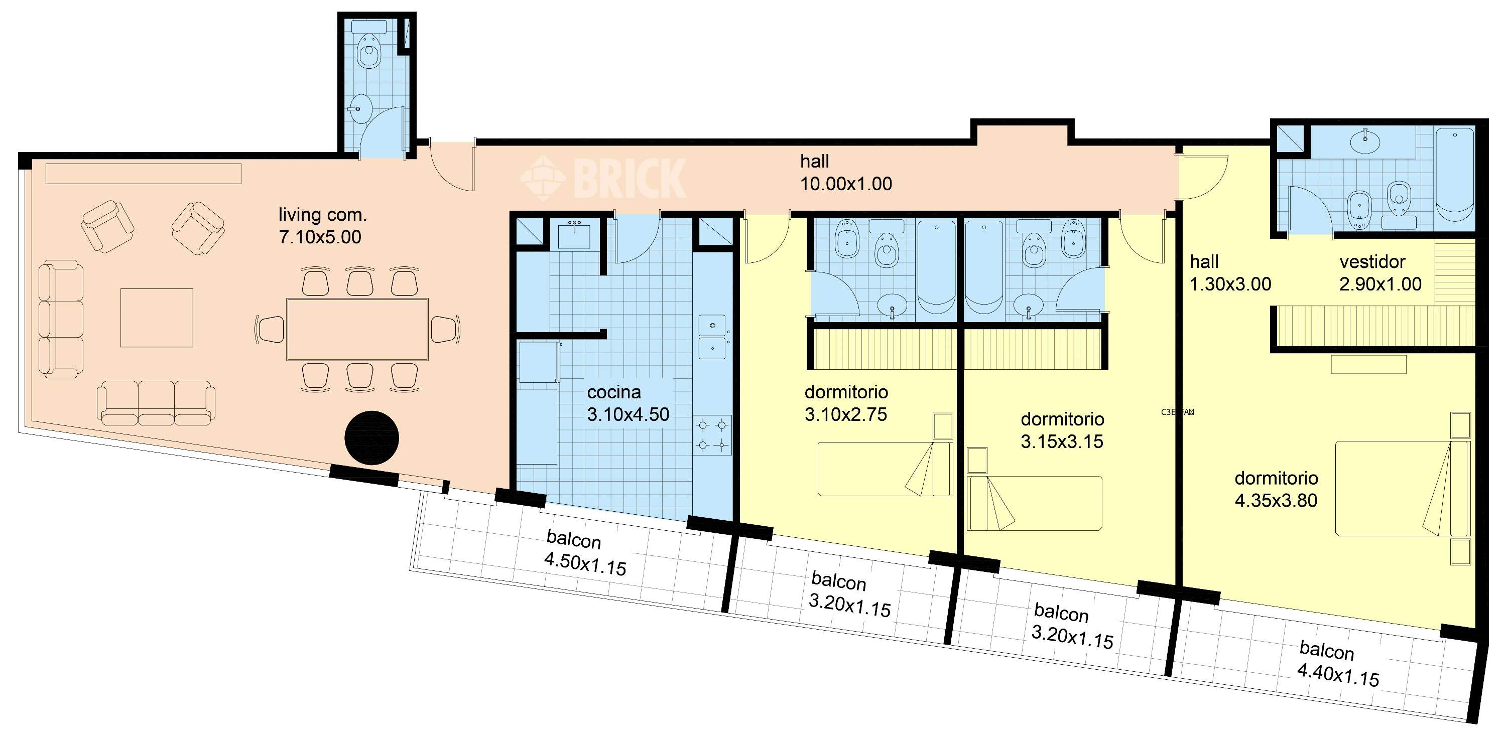 SEGUI, JUAN F. al 3500 Piso 10 2