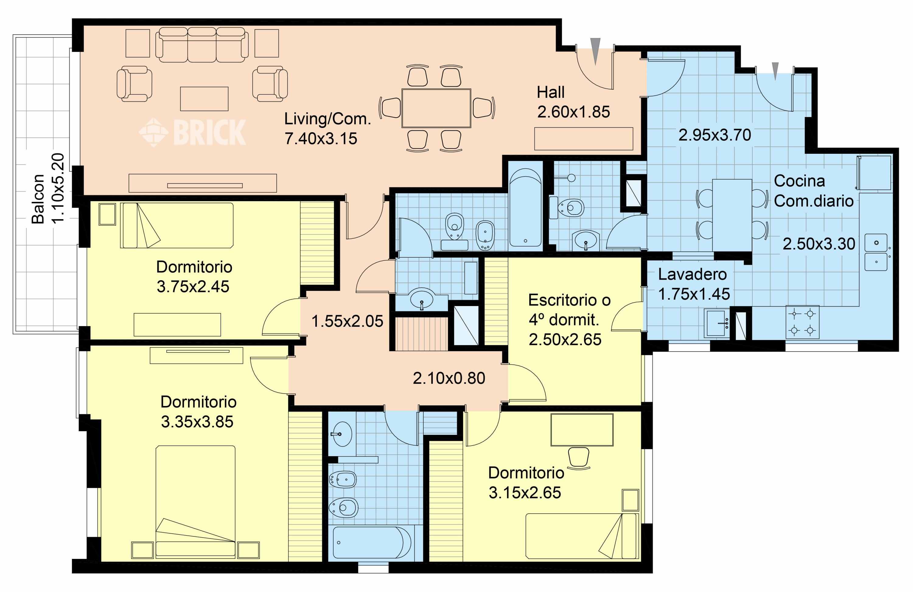 O'HIGGINS al 1700 Piso 2 2