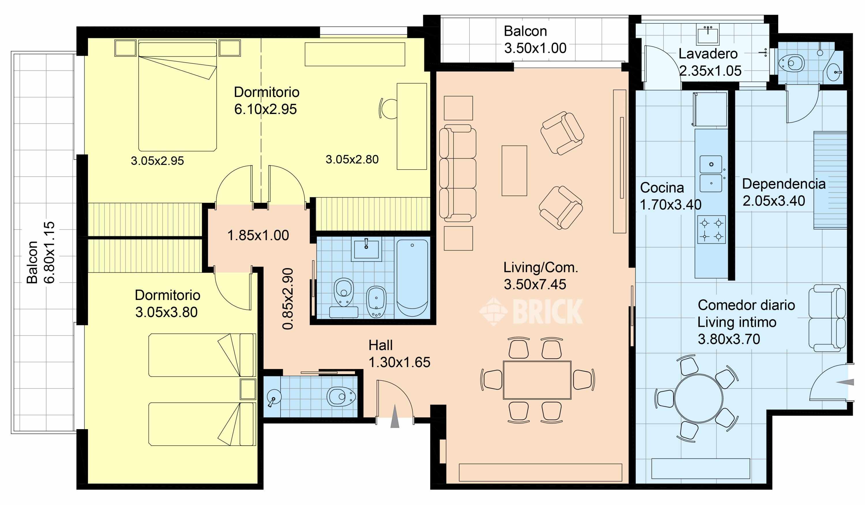 LA PAMPA al 2000 Piso 15 2