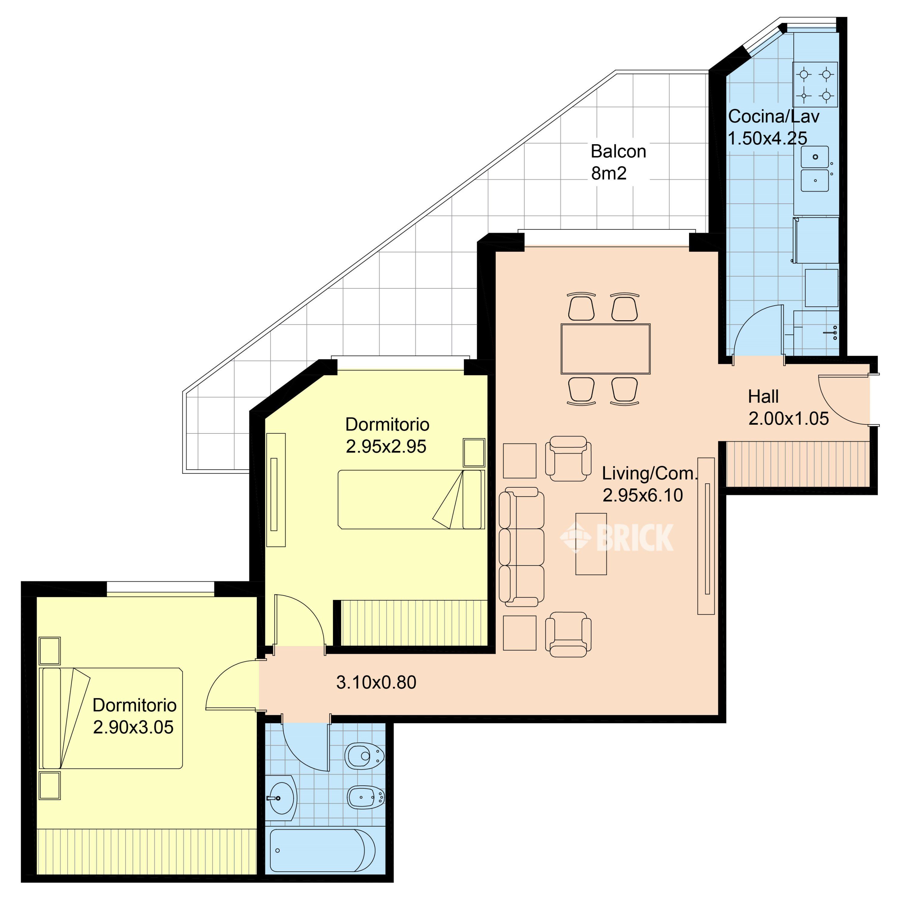 O'HIGGINS al 2100 Piso 20 2