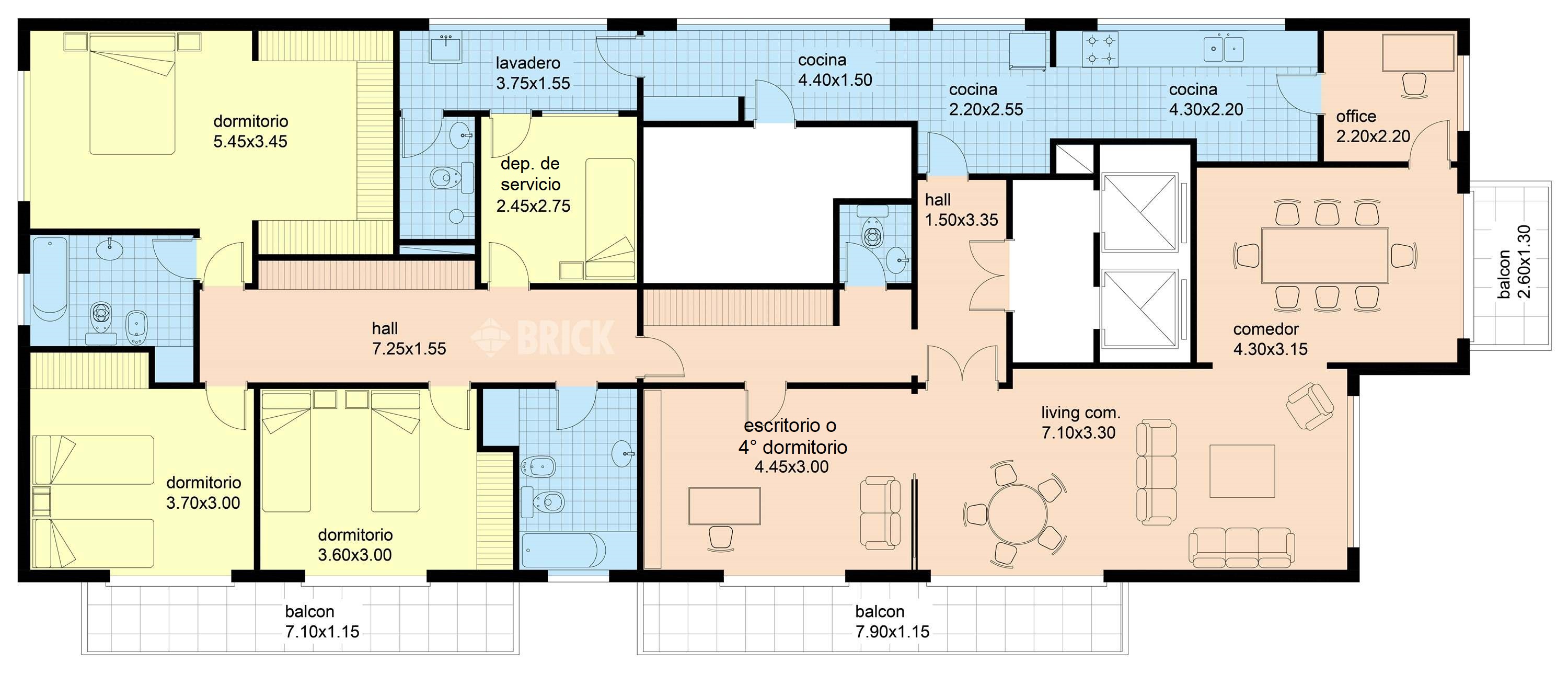 LA PAMPA al 1900 Piso 9 2