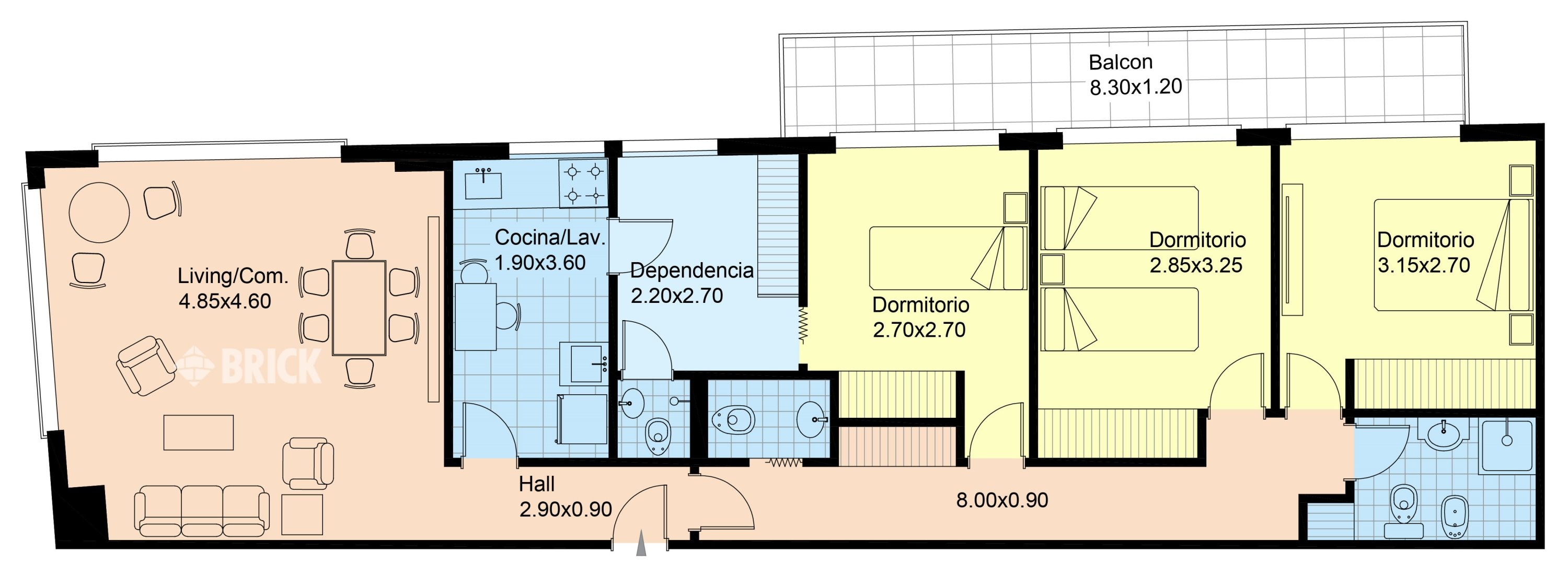 ALVEAR, MARCELO T. DE al 1800 Piso 1 2