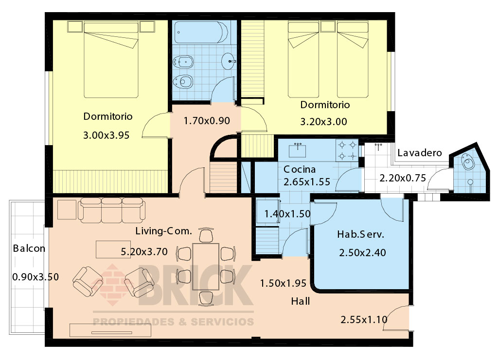 SANCHEZ DE BUSTAMANTE al 1900 Piso 5 2