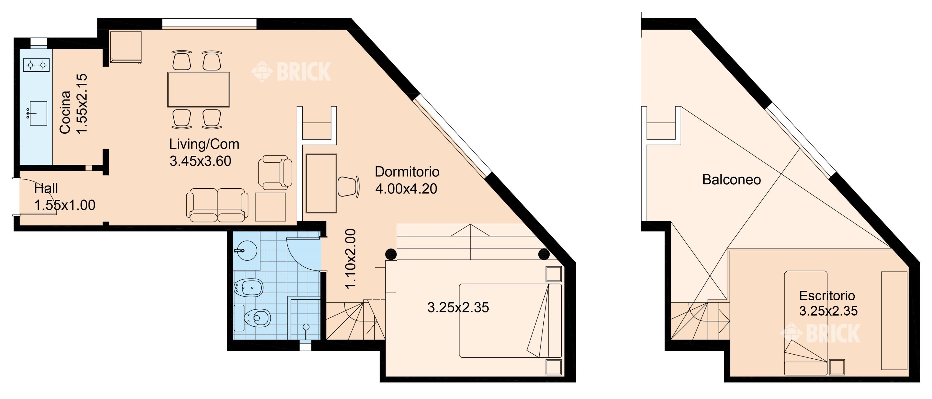 CIUDAD DE LA PAZ al 1900 Piso PB 2