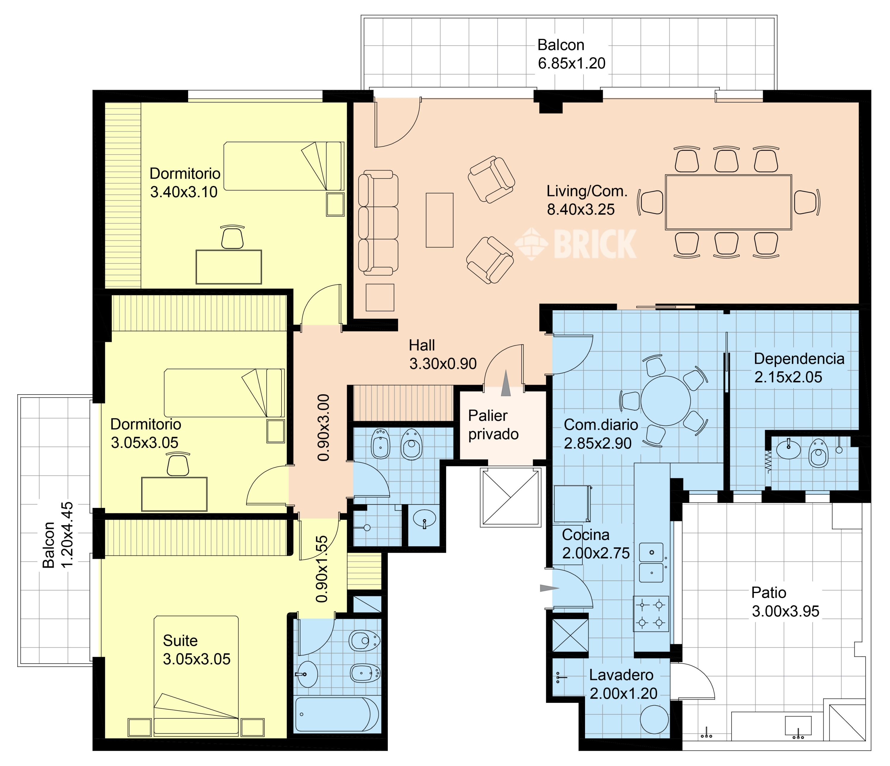 ZABALA al 1500 Piso 1 2
