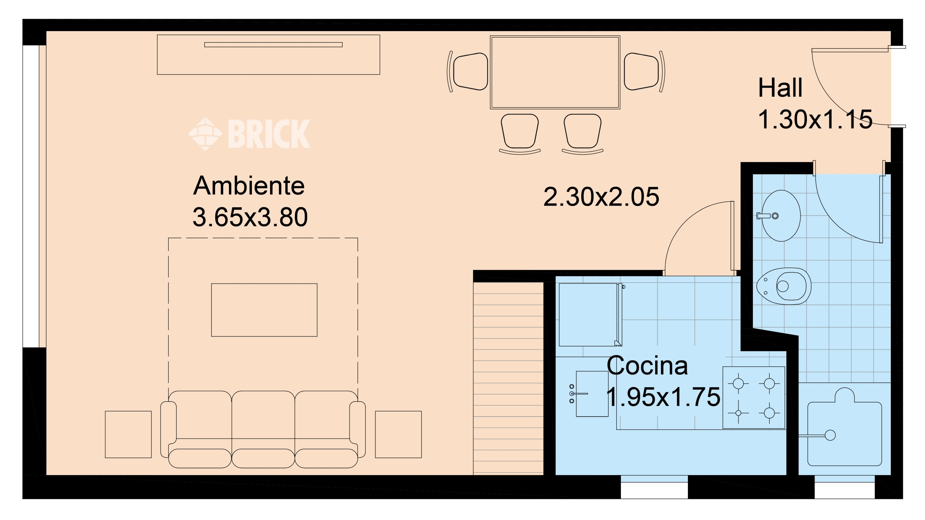 SANTA FE, AV. al 3300 Piso 11 2
