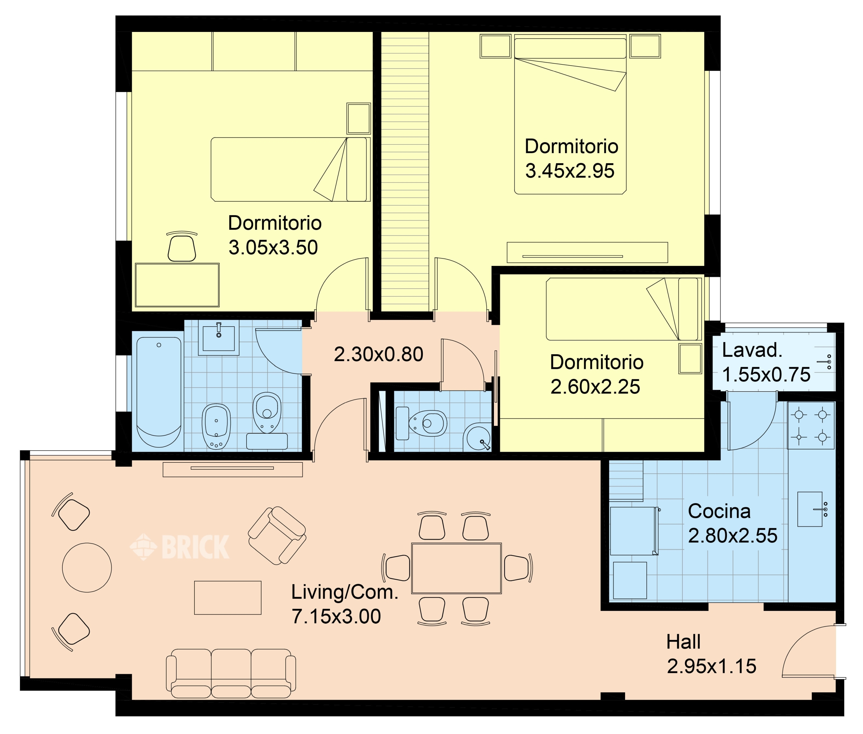 CORONEL DIAZ, AV. al 1500 Piso 5 2