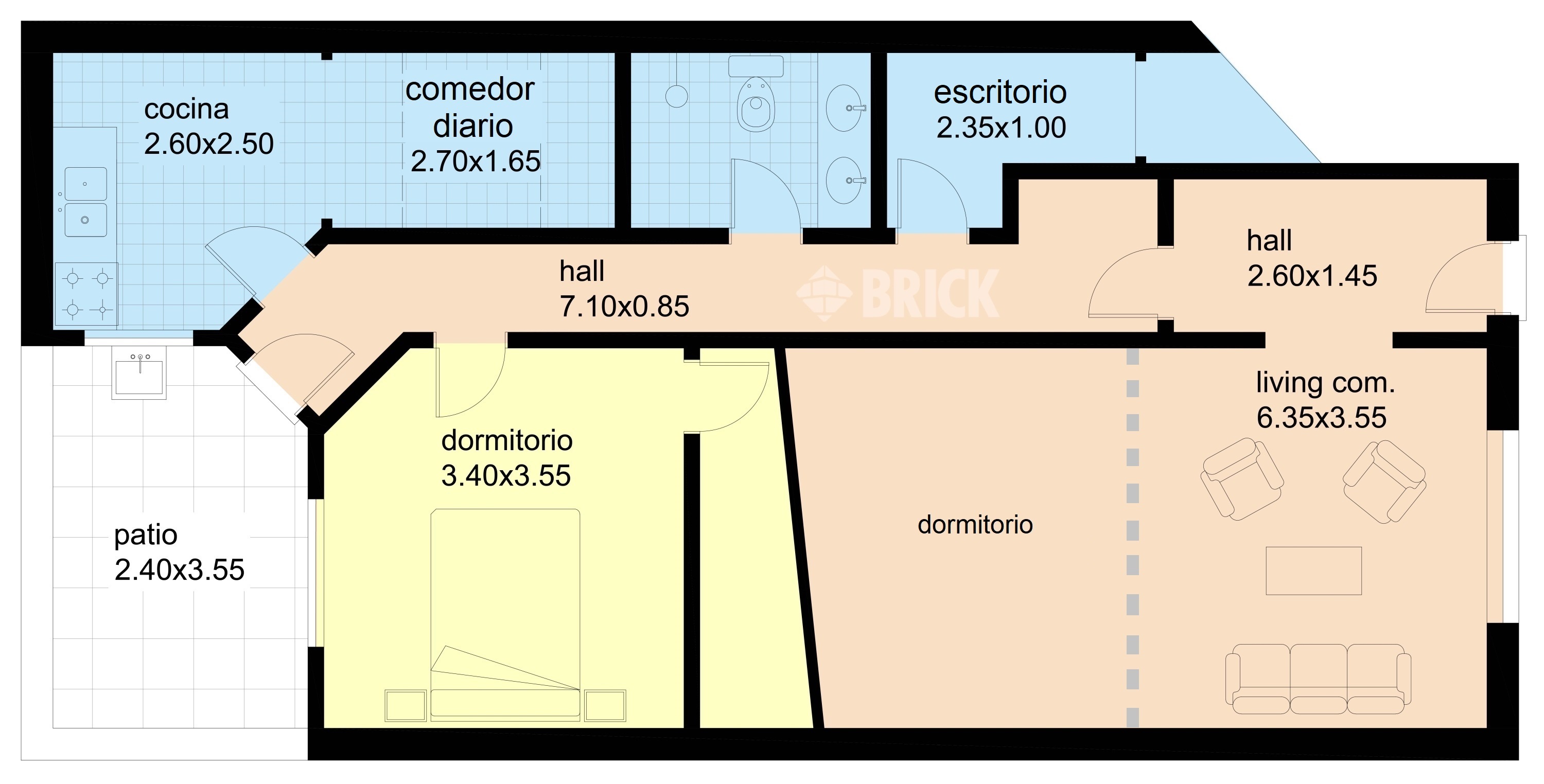BACACAY al 2500 Piso PB 2