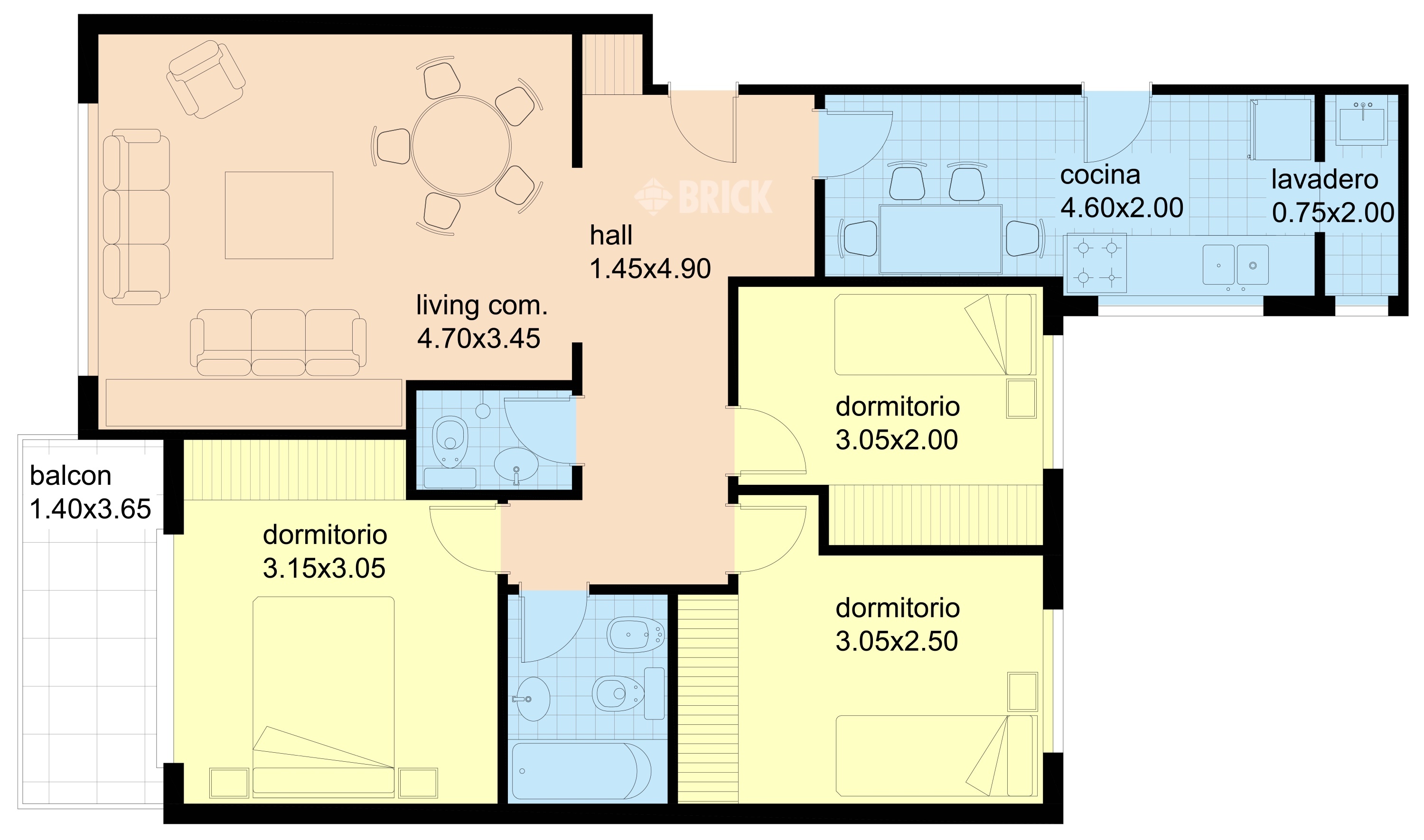 ALVAREZ, DONATO, T. GRAL. al 300 Piso 5 2