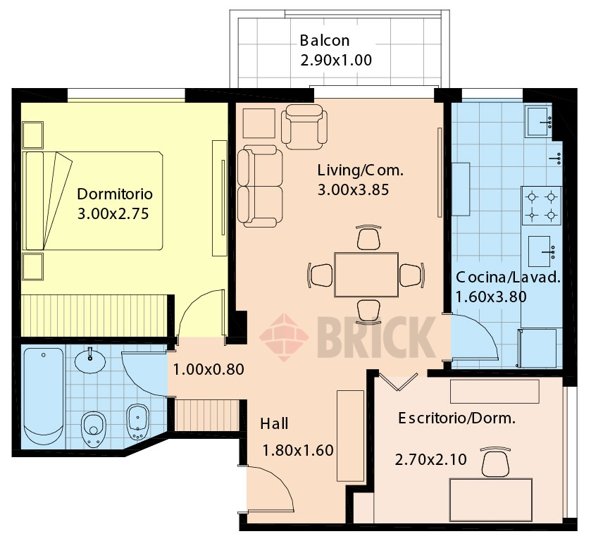 AVELLANEDA, AV. al 1800 Piso 6 2