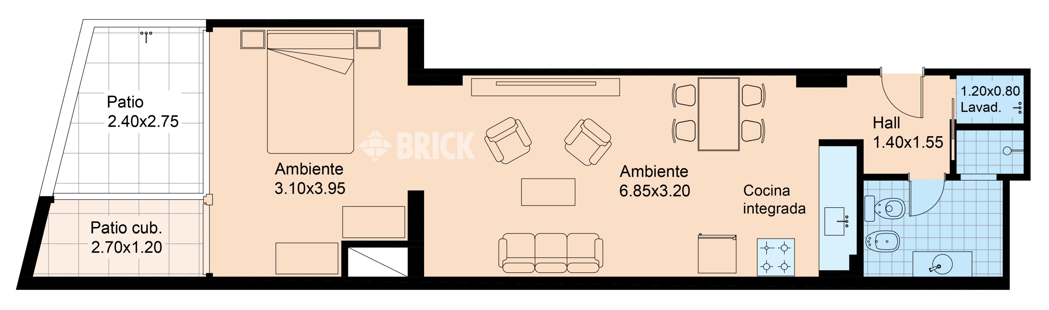 AGUERO al 2200 Piso PB 2