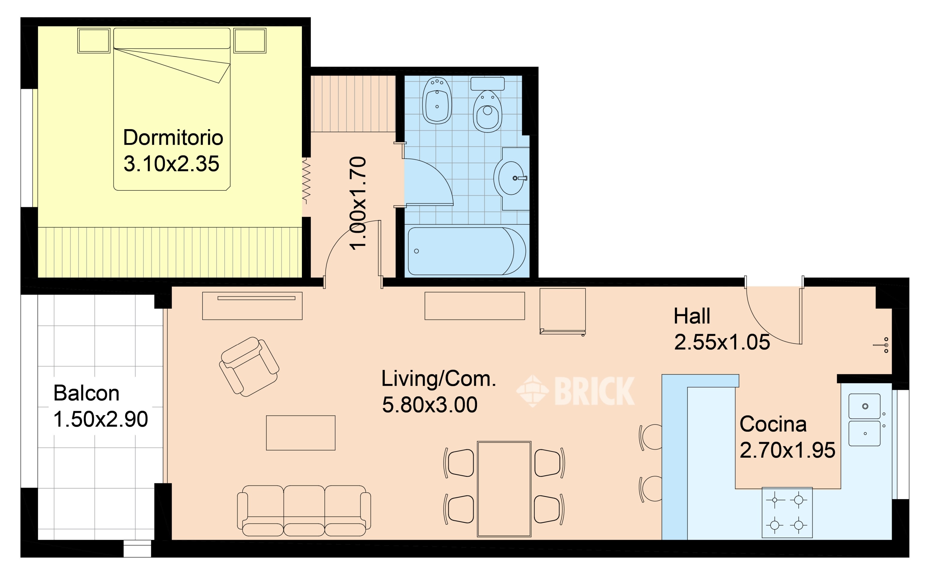 BOYACA, AV. al 100 Piso 7 2