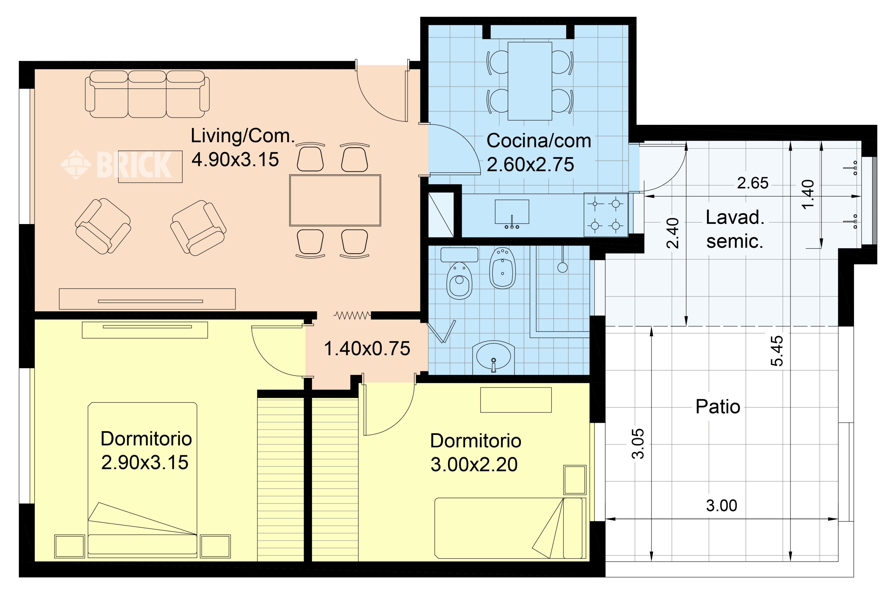 CESPEDES al 3400 Piso PB 2