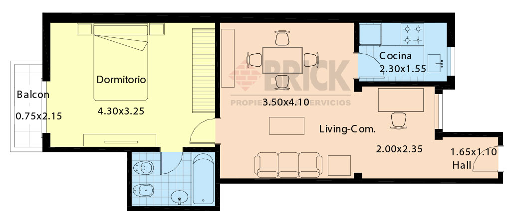 AZCUENAGA al 200 Piso 1 2