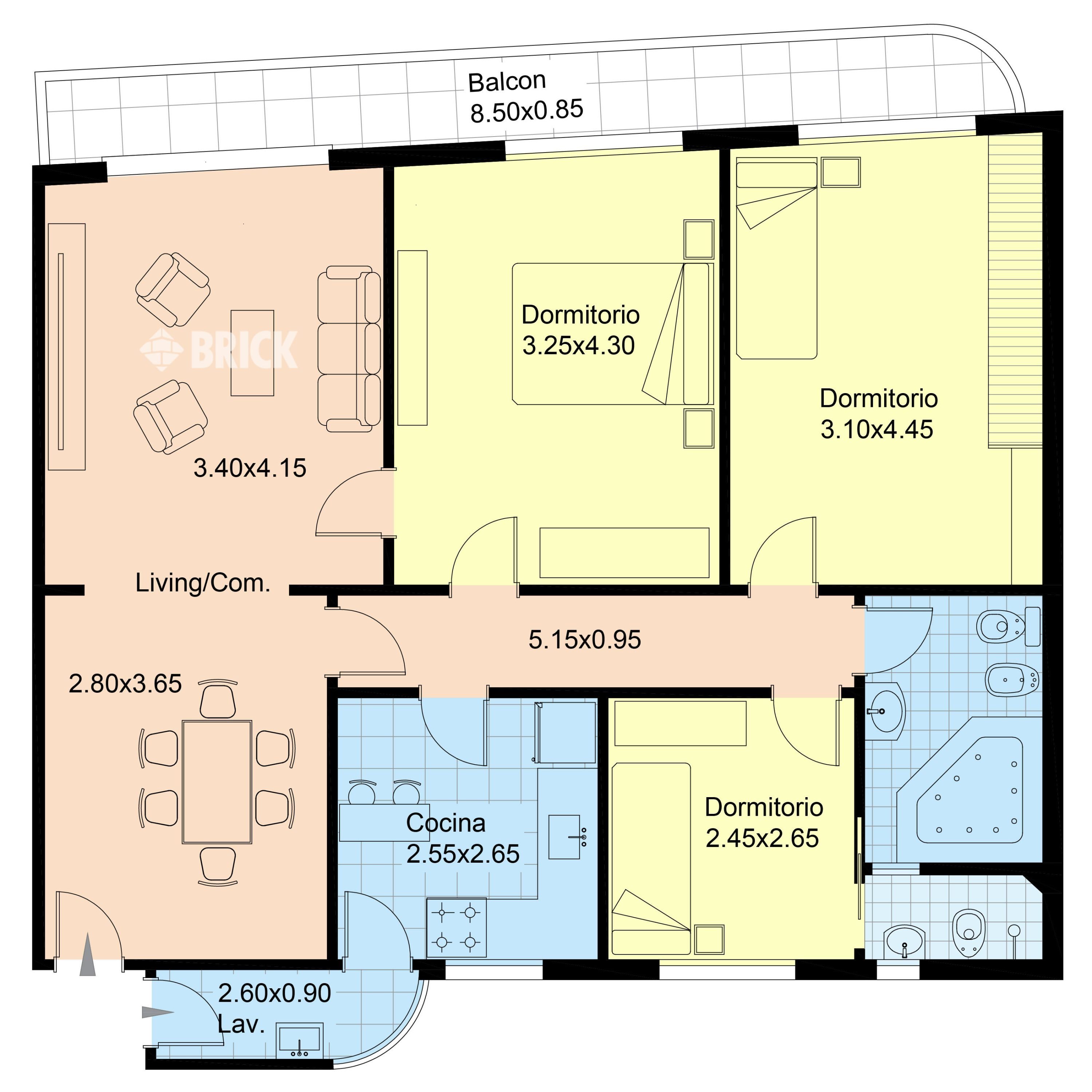 ENTRE RIOS, AV. al 1600 Piso 1 2