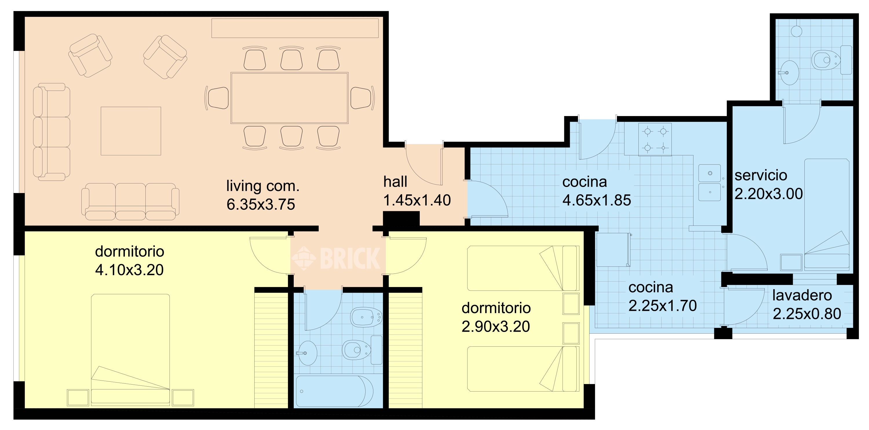 ZABALA al 2400 Piso 1 2