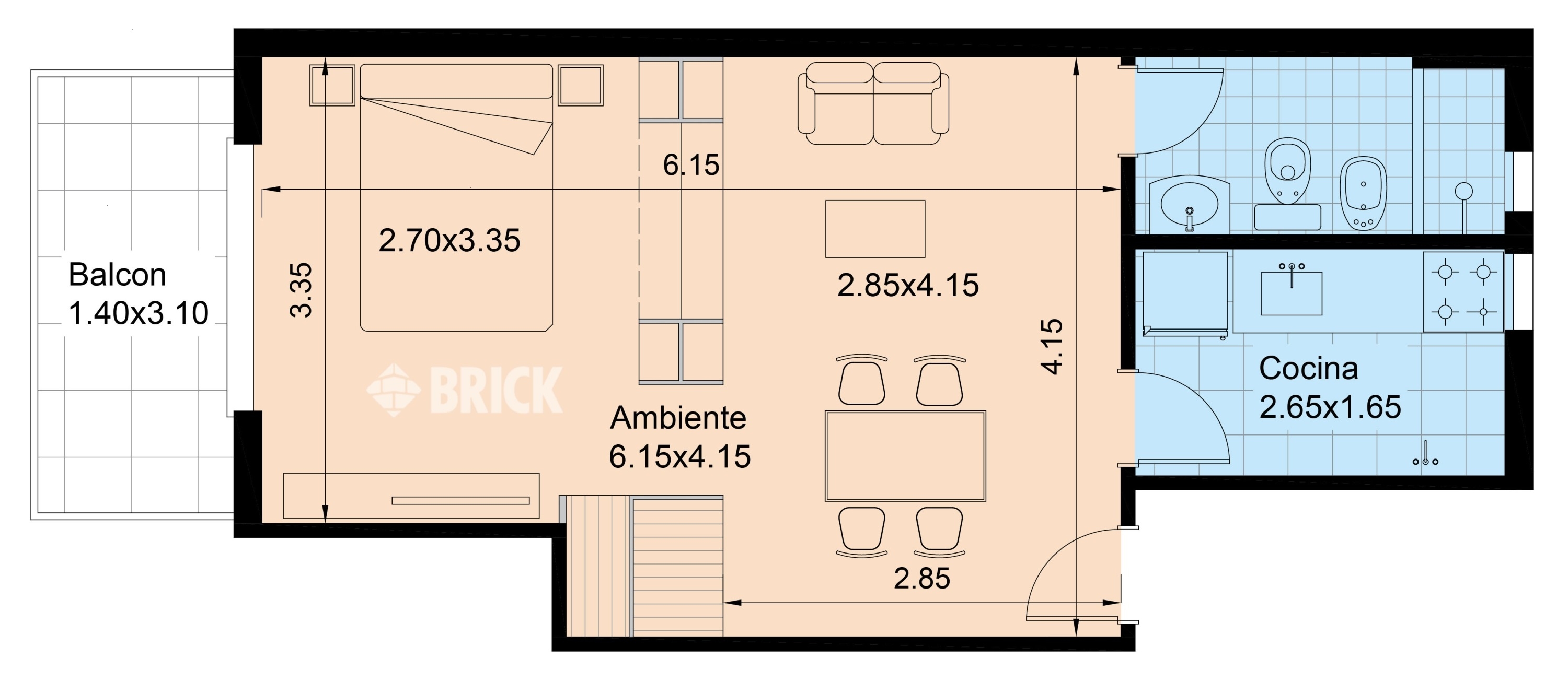 CHENAUT, AV. al 1700 Piso 8 2
