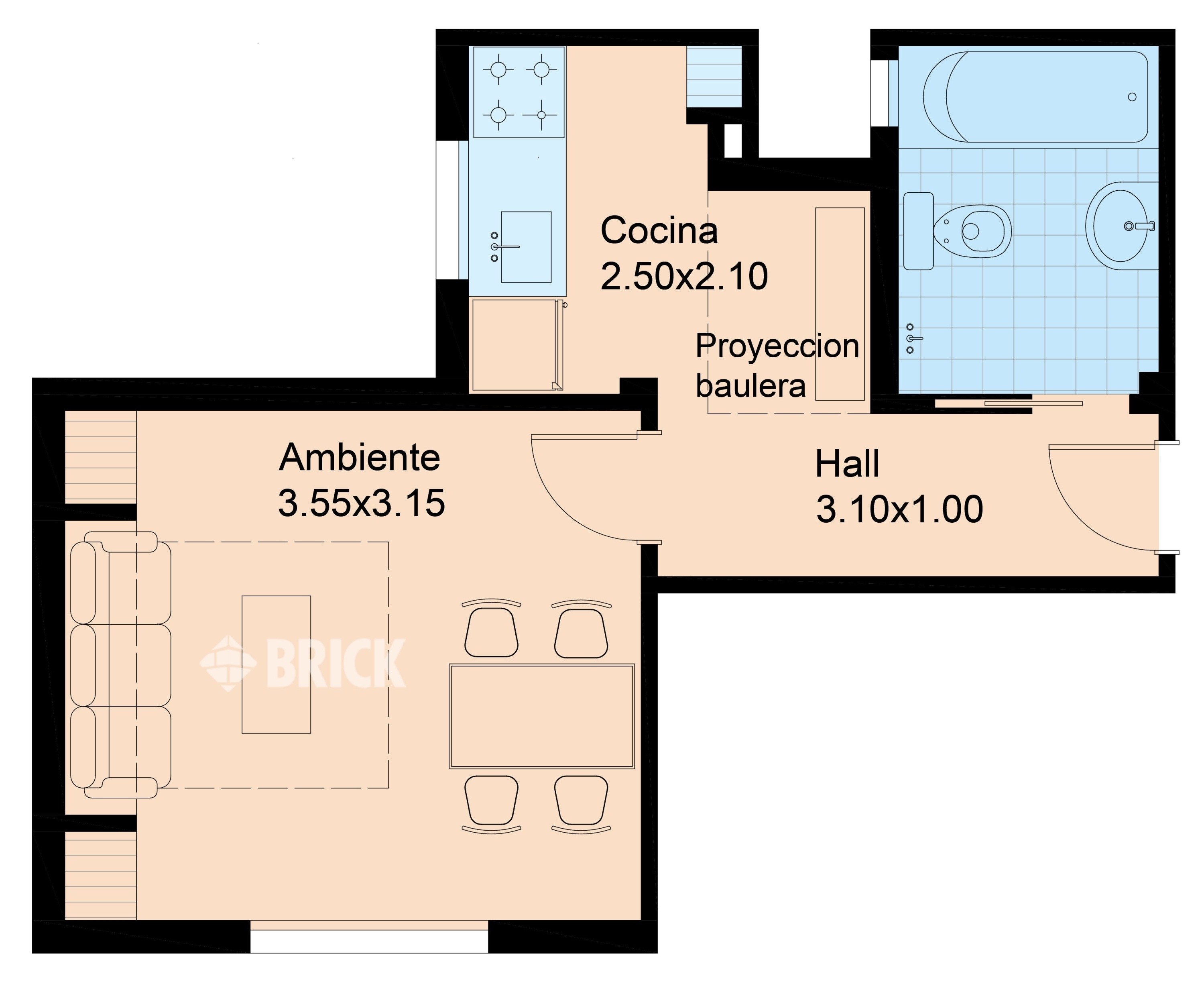 BELGRANO, AV. al 1800 Piso 3 2